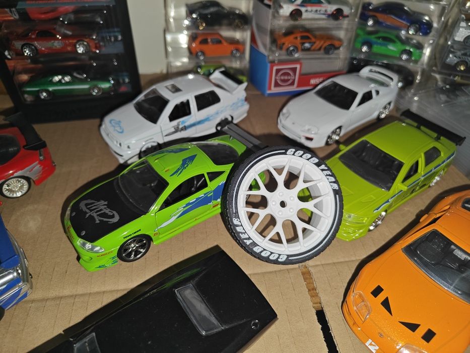 Pneu e jante (impressão 3D)