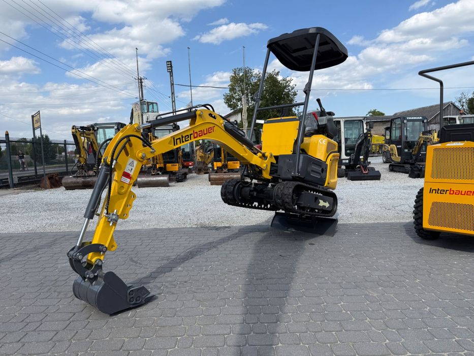 NOWA minikoparka Interbauer IB08 1100kg świeca żarowa GWARANCJA