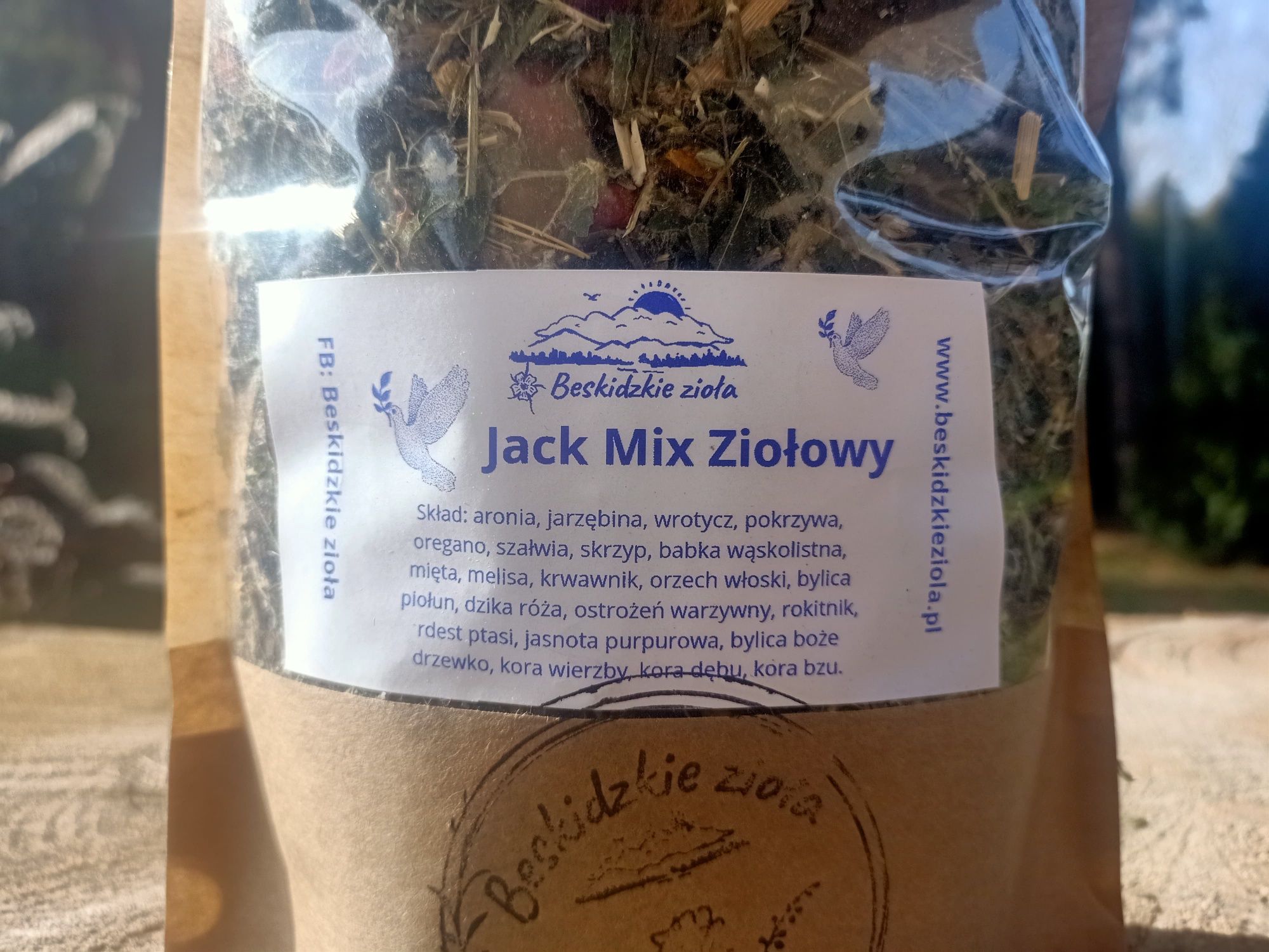 Jack Mix Ziołowy – Naturalna Herbata dla Gołębi, Wzmacniająca Zdrowie