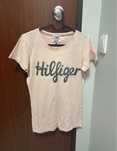 Pudrowa Koszulka Hilfiger