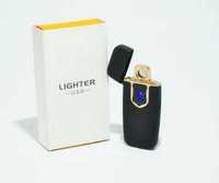 Зажигалка подарочная электрическая Lighter 712 спиральная USB