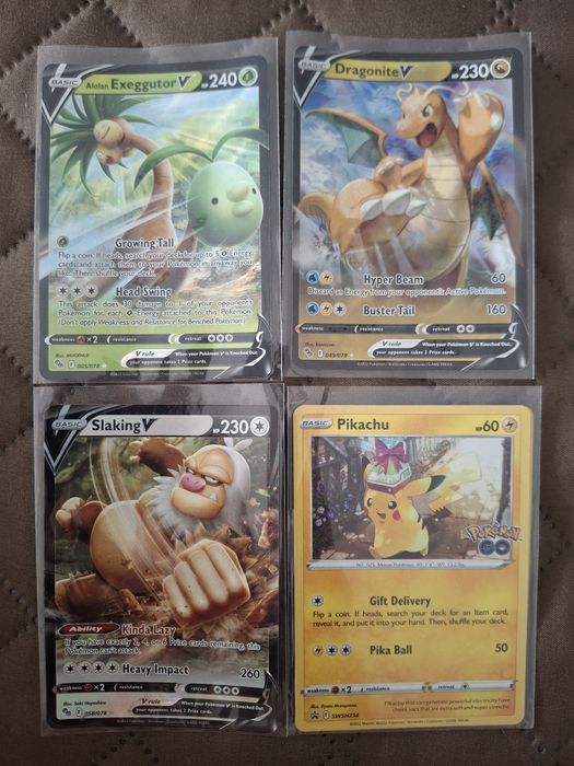 Lote 4 catas Pokémon GO