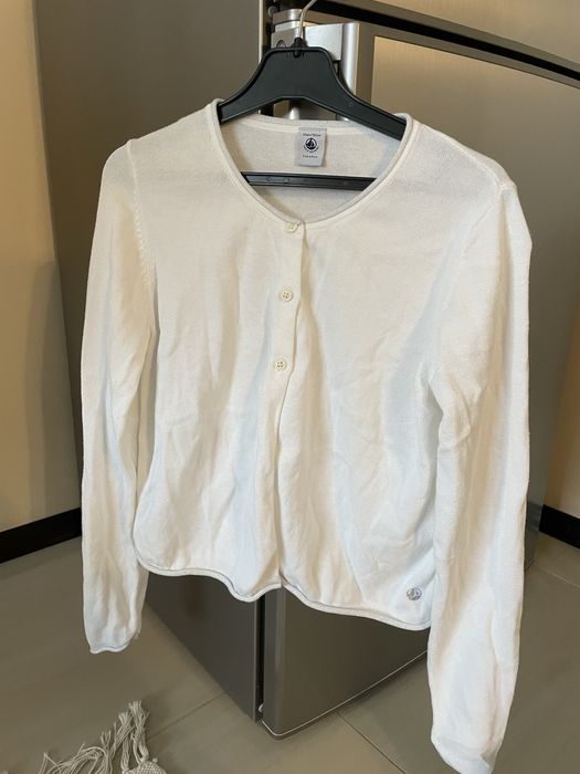 Белые свитшот и кардиганы для девочки Petit Bateu,Marc O polo