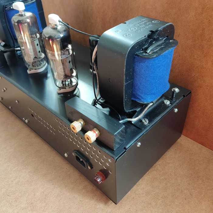 Ламповый однотактный стерео усилитель на лампах 6П9 и 6П42С