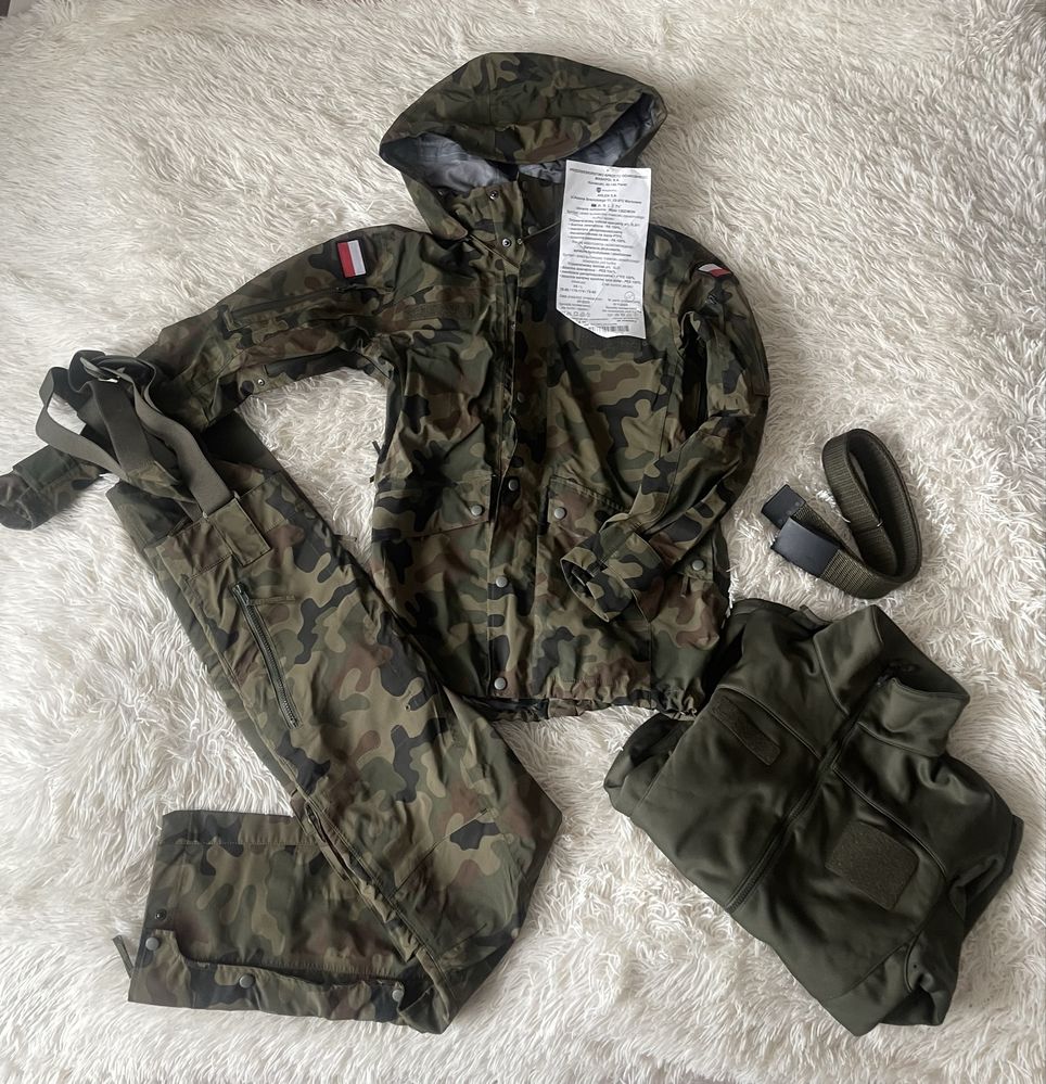 Mundur wojskowy goratex goretex Moon + pas wz 128z