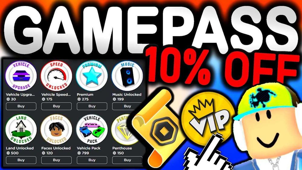 Roblox/Роблокс | ВИГІДНО, БЕЗПЕЧНО | Robux/Робукс | Game-Pass