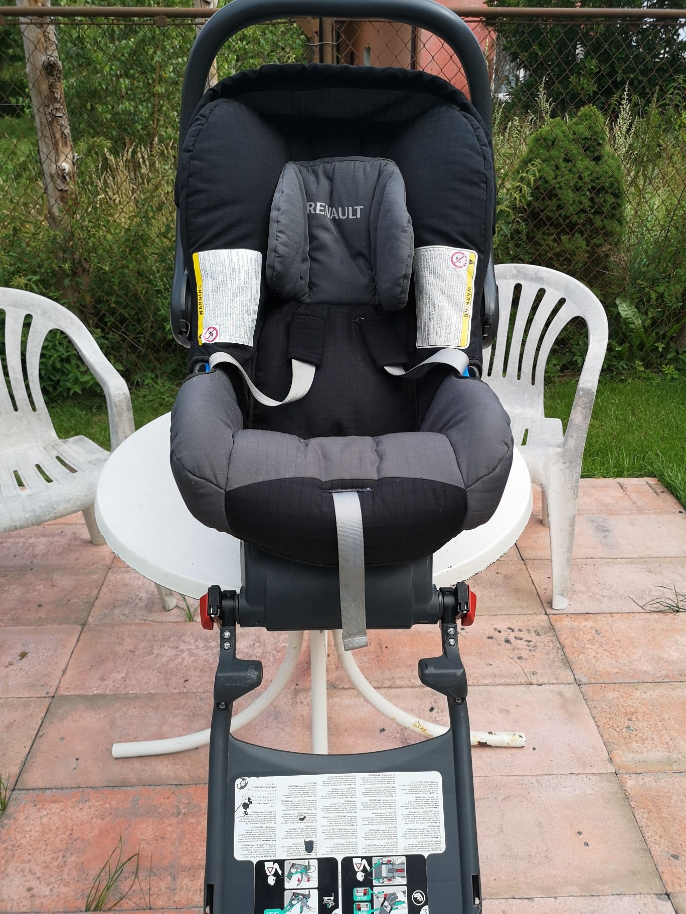 Britax rómer-baby safe - nosidełko Renault-baza isofix 0-13kg