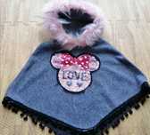 poncho com capuz da Minnie 1/2 anos (muito quentinho e fofinho) casaco