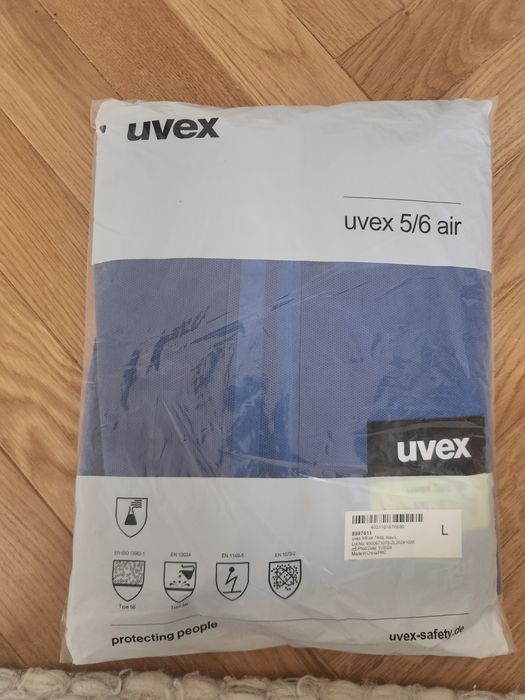 Kombinezon ochronno-chemiczny Typ 5/6 Uvex Comfort roz. L