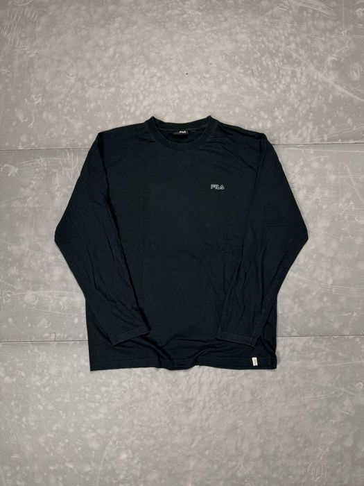 Fila longsleeve T-shirt z małym nadrukiem streetwear oversize (L/XL)