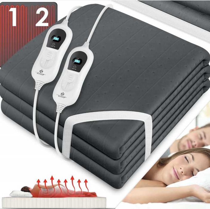 Mata grzewcza 160x140cm  z pilotem