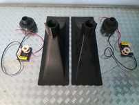 Zestaw driver + horm 100w 8ohm 2szt