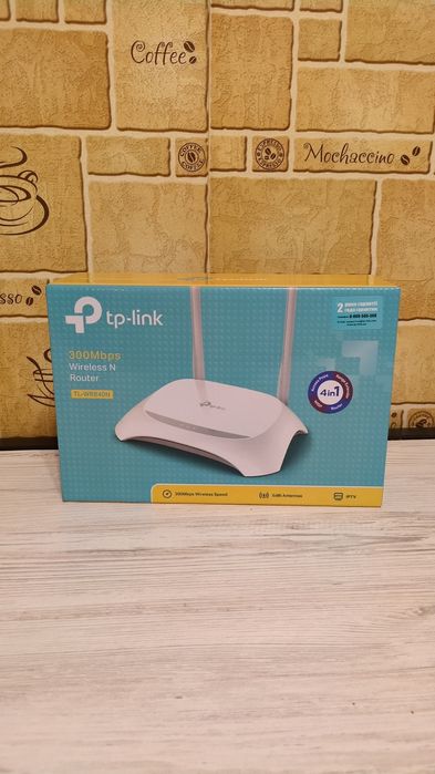 Роутер TP-LINK TL-WR840N WiFi4 / N300 / 100 Мбит/с