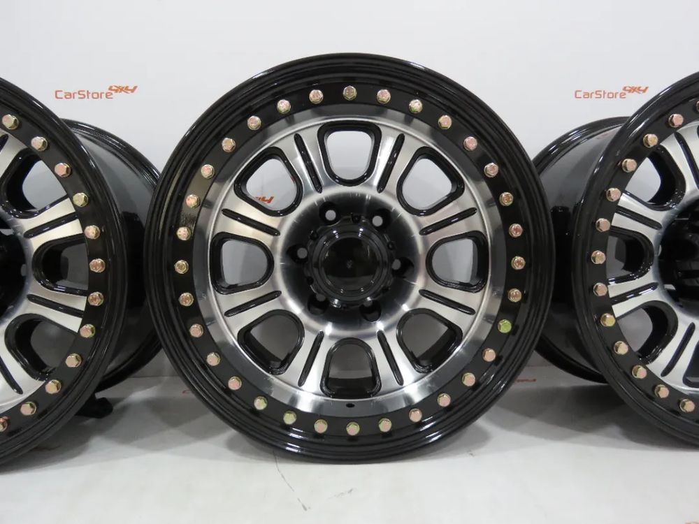 Jantes em alumínio com Beadlock Monstter Racing 17x9 ET-30 6x139.7
