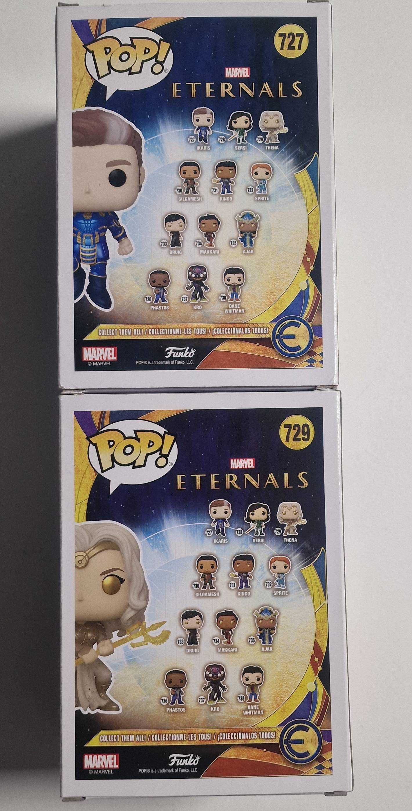 Funko pop 729 Thena i 727 Ikaris - Eternals