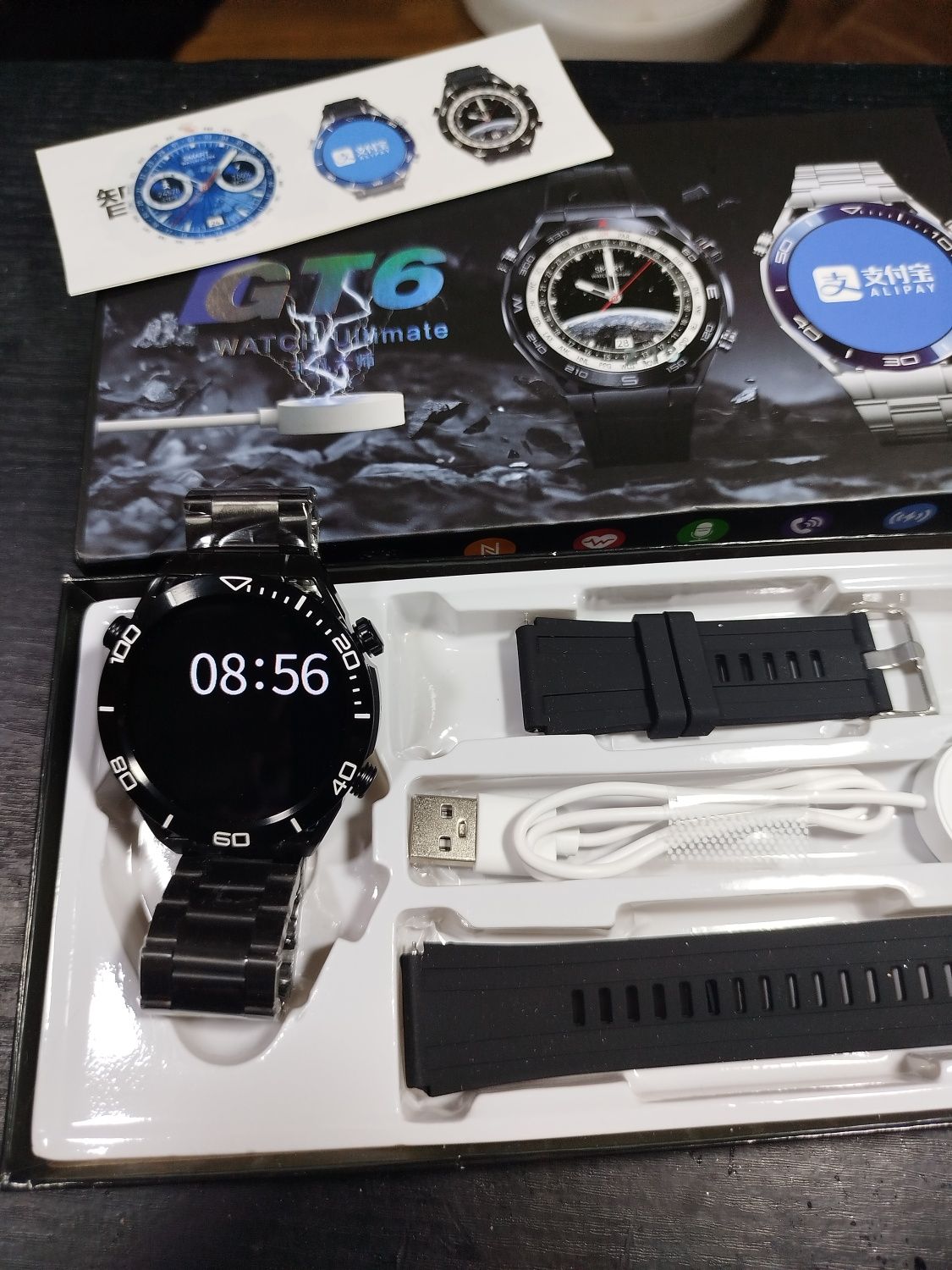 Смарт часы GT6 Ultimate.AMOLED \GPS\COMPAS\IP67.