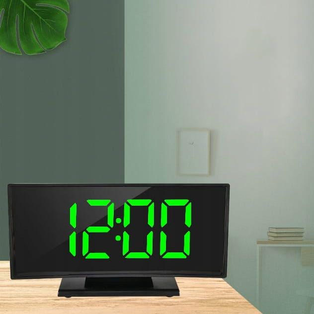 Zegar Elektroniczny Lustro 3 DT-6507 z Funkcją Alarmu i Temperaturową