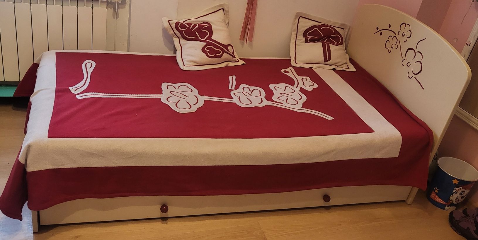 Meble meblik orchidea bordo,zestaw
