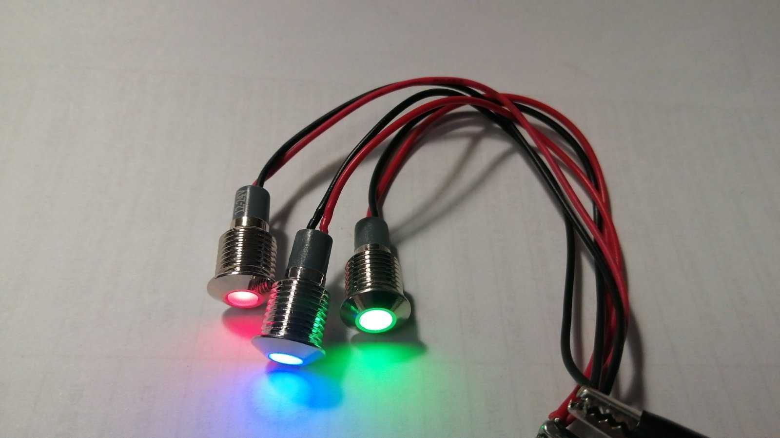 Сигнальный индикатор HS6F-LED 12-220 вольт