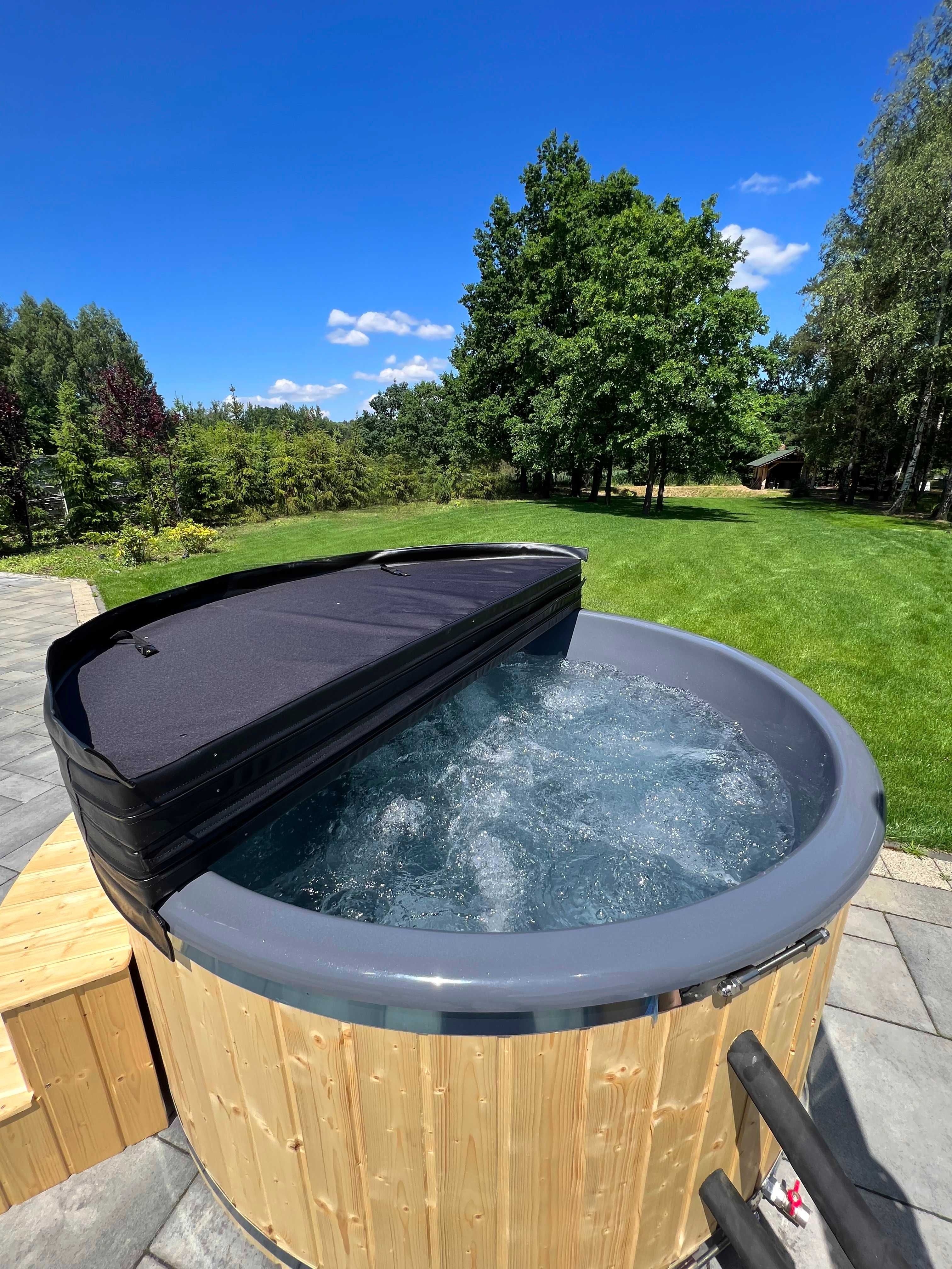 Balia ogrodowa, Jacuzzi wanna z hydromasażem, bania piec na drewno hit