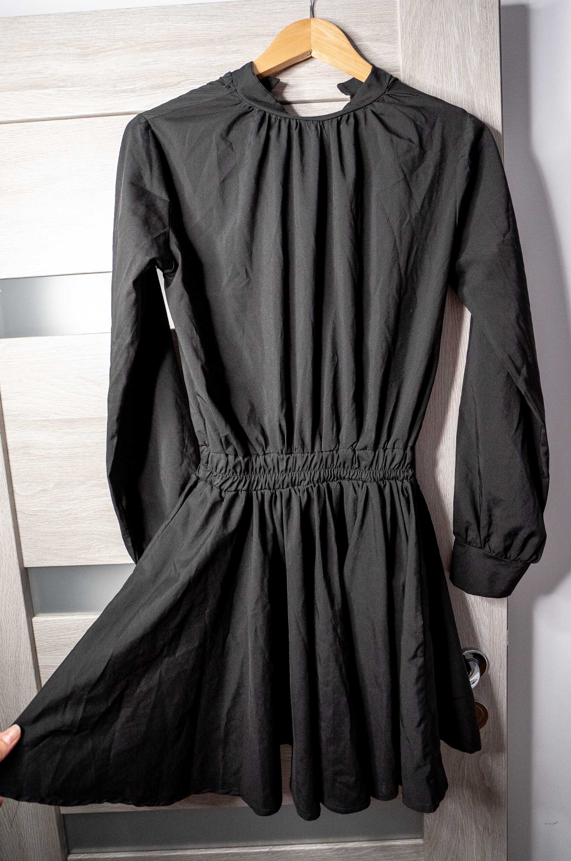 Sukienka Długa Czarna Wassyl M-L