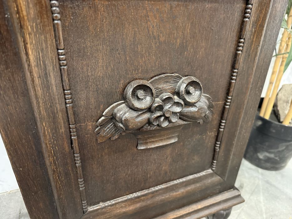 Piękny dębowy zabytkowy zegar po renowacji super stan dowóz wysyłka