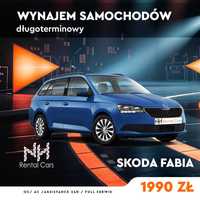 Wynajem samochodu długoterminowy Skoda Fabia 2019 kombi