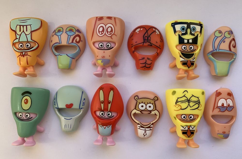 Серия игрушек киндер сюрприз Губка журнал Боб Sponge Bob (2019)
