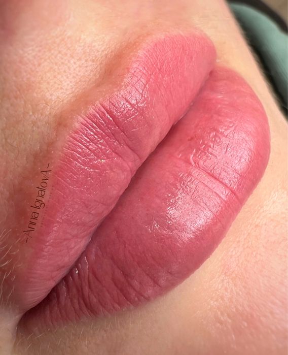 Перманентный макияж брови губы татуаж