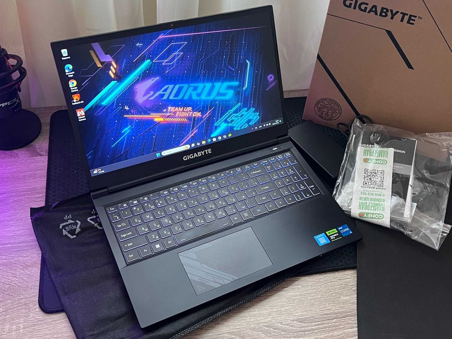 240гц! Игровой ноутбук GygaByte Aorus G5 (RTX 3060 , 3050 , 4060)