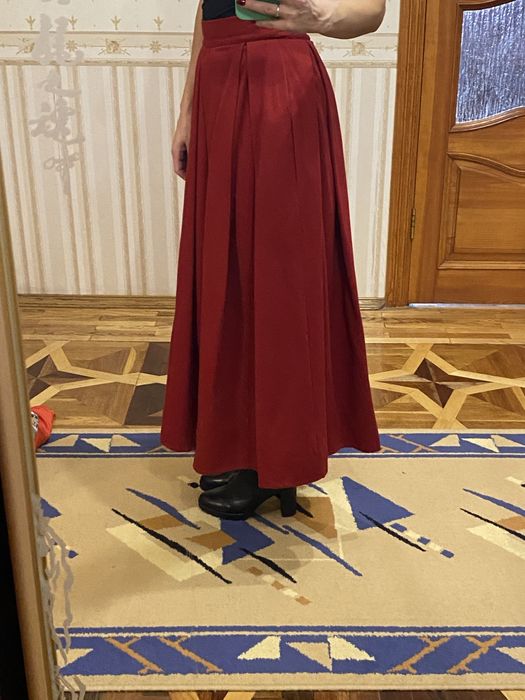 Юбка шерстяная,спідниця, червона спідниця. Юбка теплая