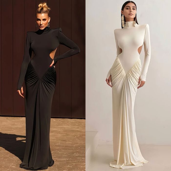 Платье вечернее с открытой спиной