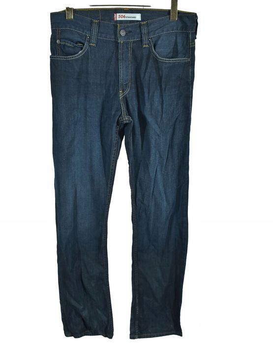 Levi's 506 Męskie Spodnie Jeansowe, Niebieskie, Rozmiar W32 L34