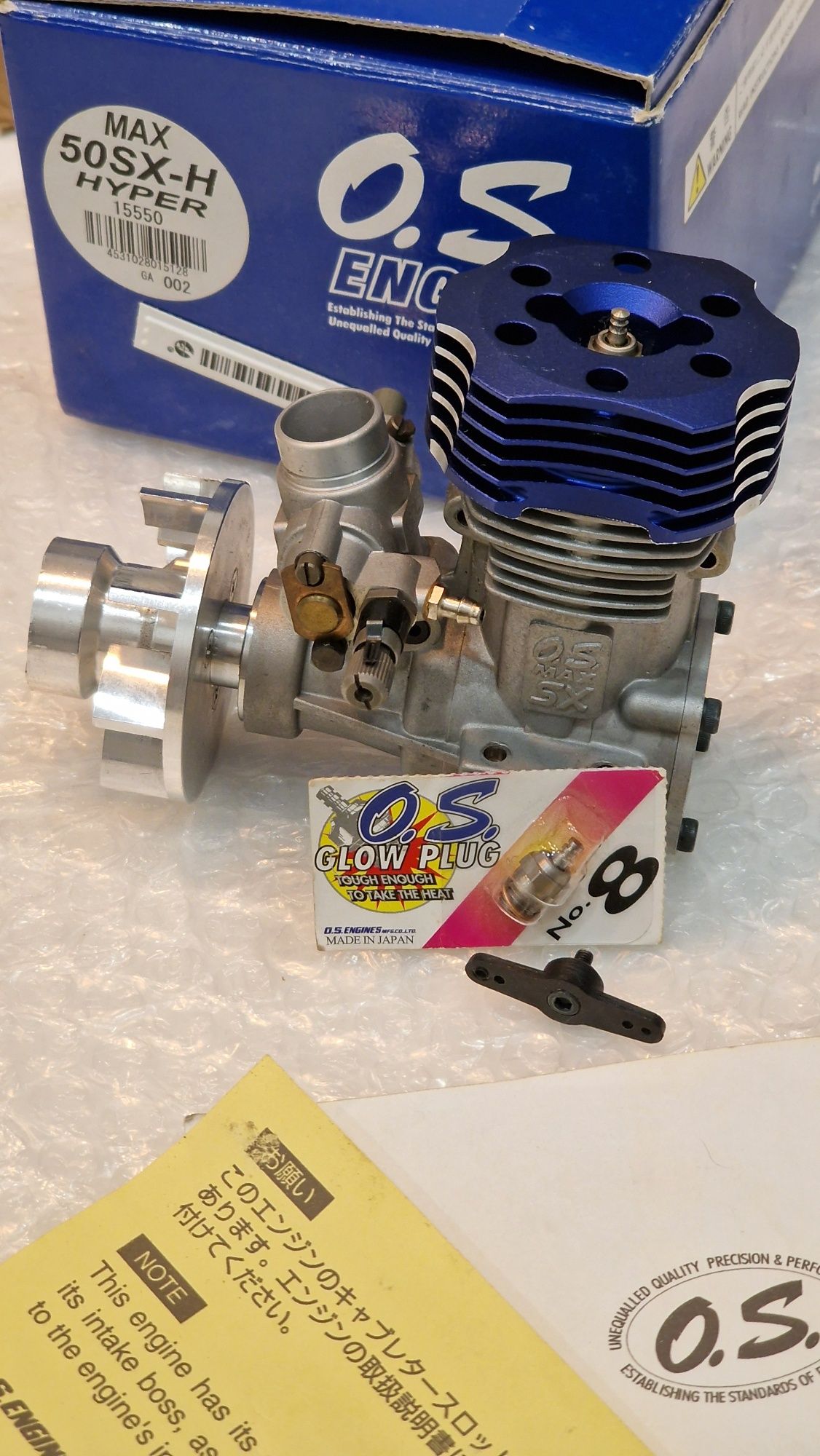Aeromodelismo motor O.S. 50SX-H Hyper
