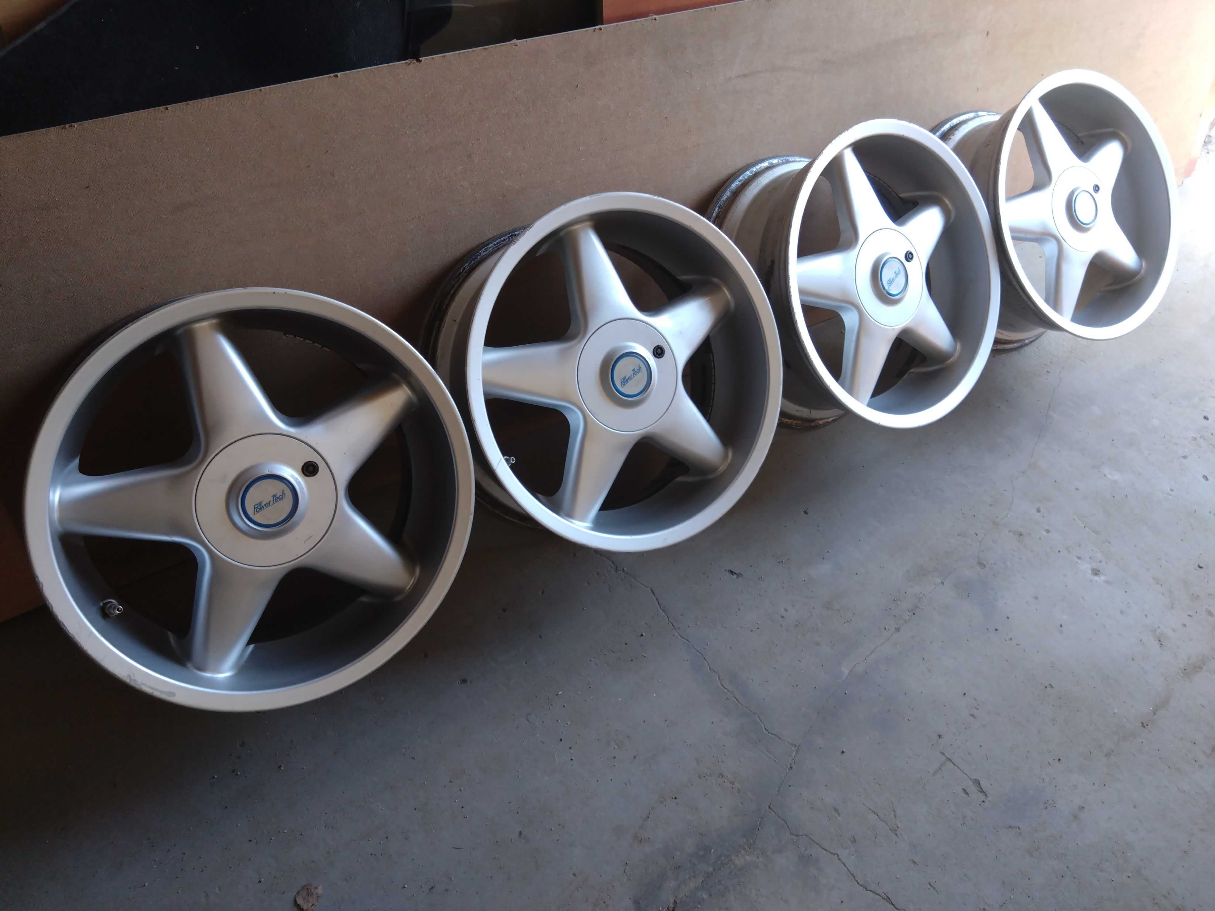 klasyczne felgi POWERTECH BCW 17x8 et35 BMW german style 5X120 e36 e46
