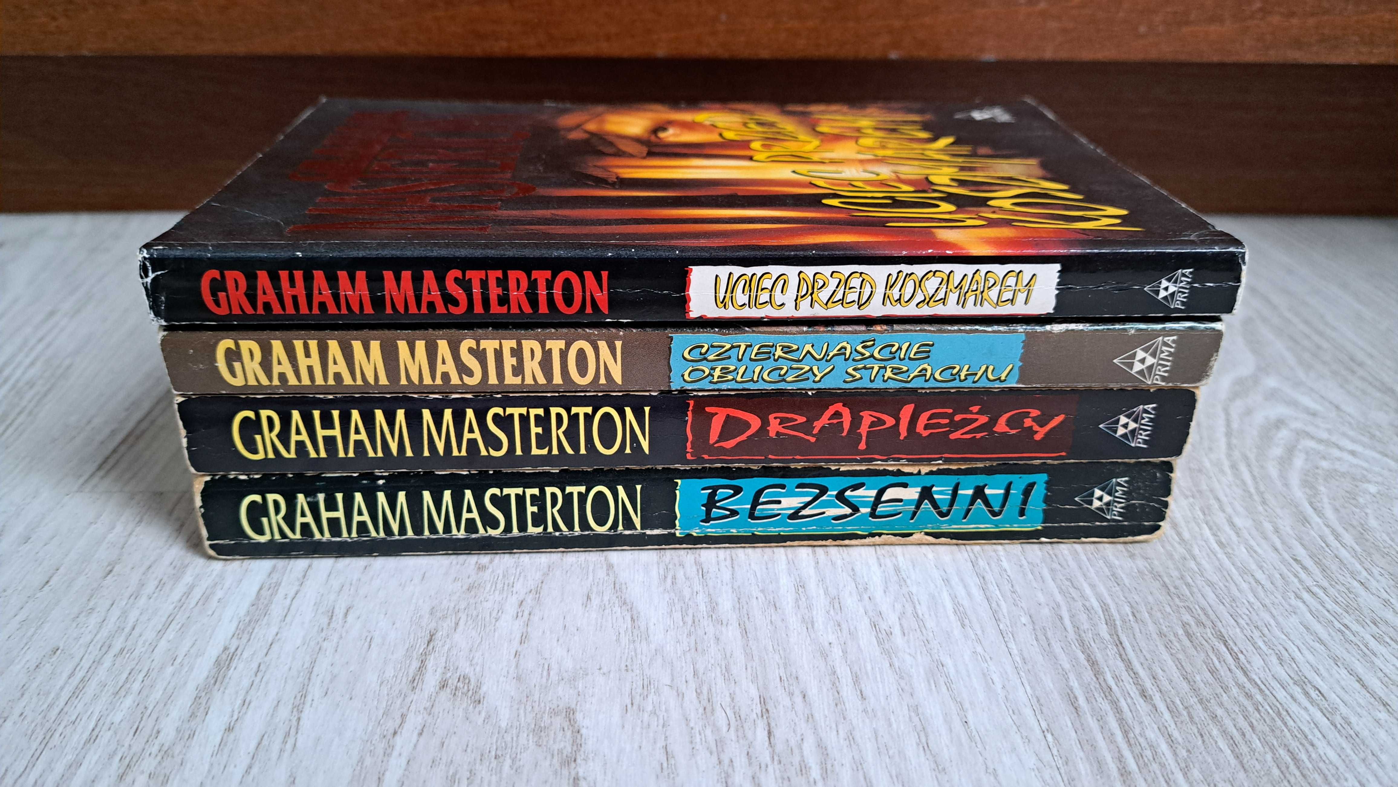 4x Graham Masterton Uciec przed koszmarem Bezsenni Czternaście