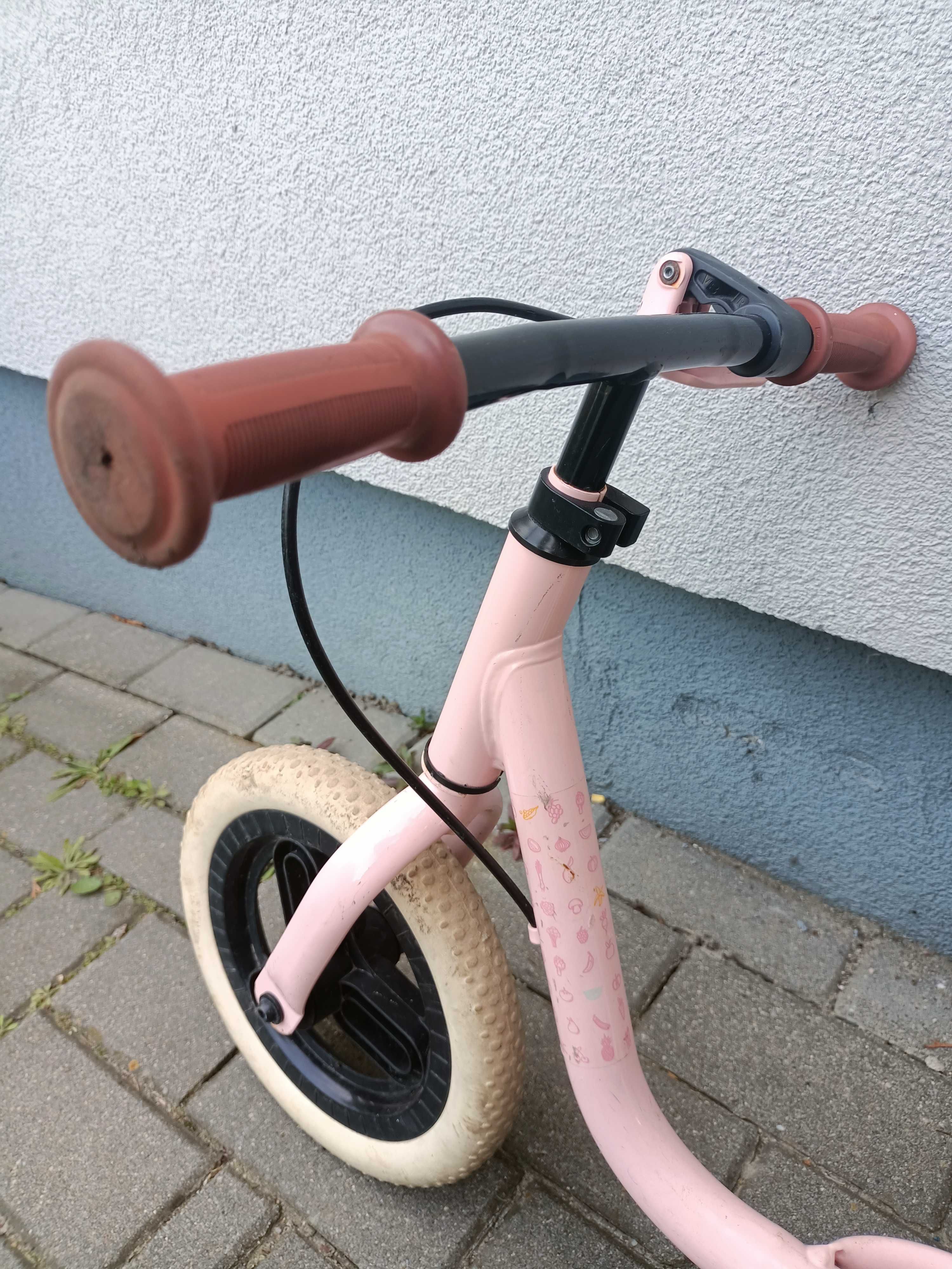 Rower biegowy btwin Decathlon różowy