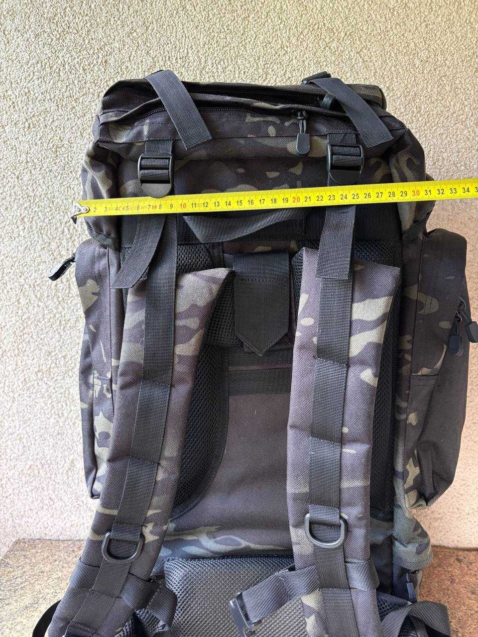 Plecak wojskowy/turystyczny wodoodporny  70L z aluminiowym stelażem