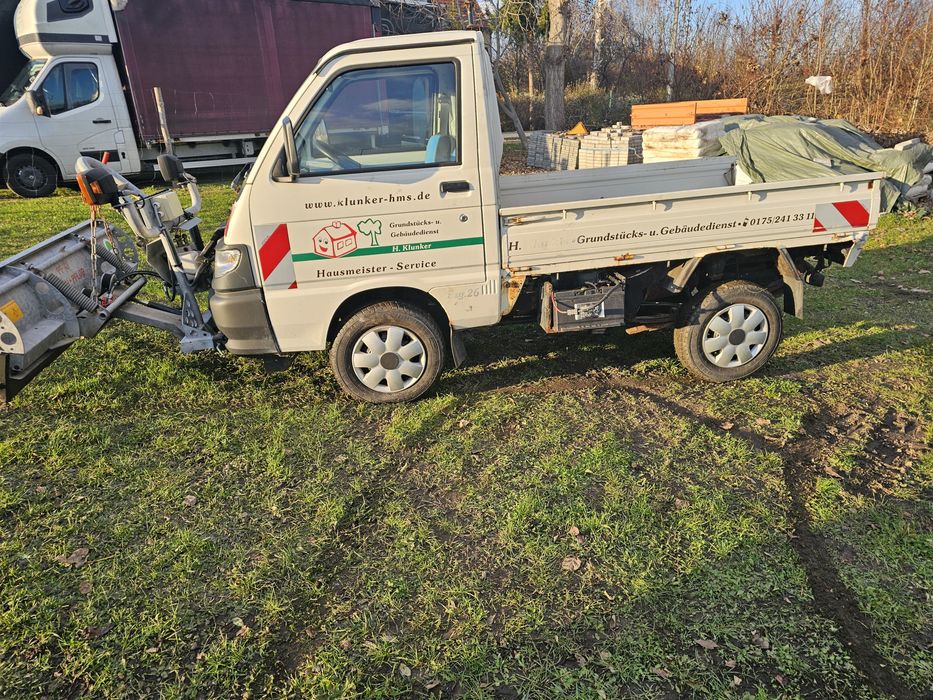 Piaggio porter 4x4 pfau multicar unimog ladog traktor pług sniezny