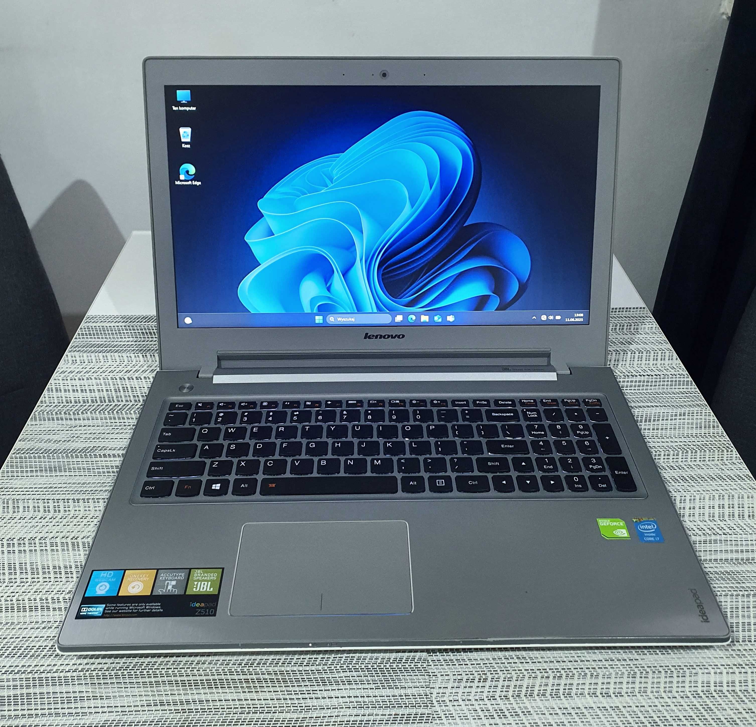 Lenovo Gaming i7®™/GeForce®™/JBL® By Harman™/Podś.Klaw./SSD/Hdmi/Win11
