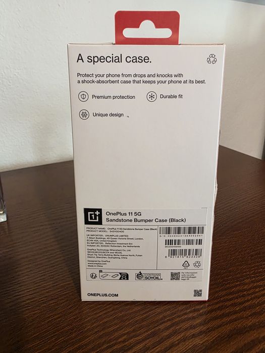 Capa oficial Oneplus 11 (sandes tone black) *Nova