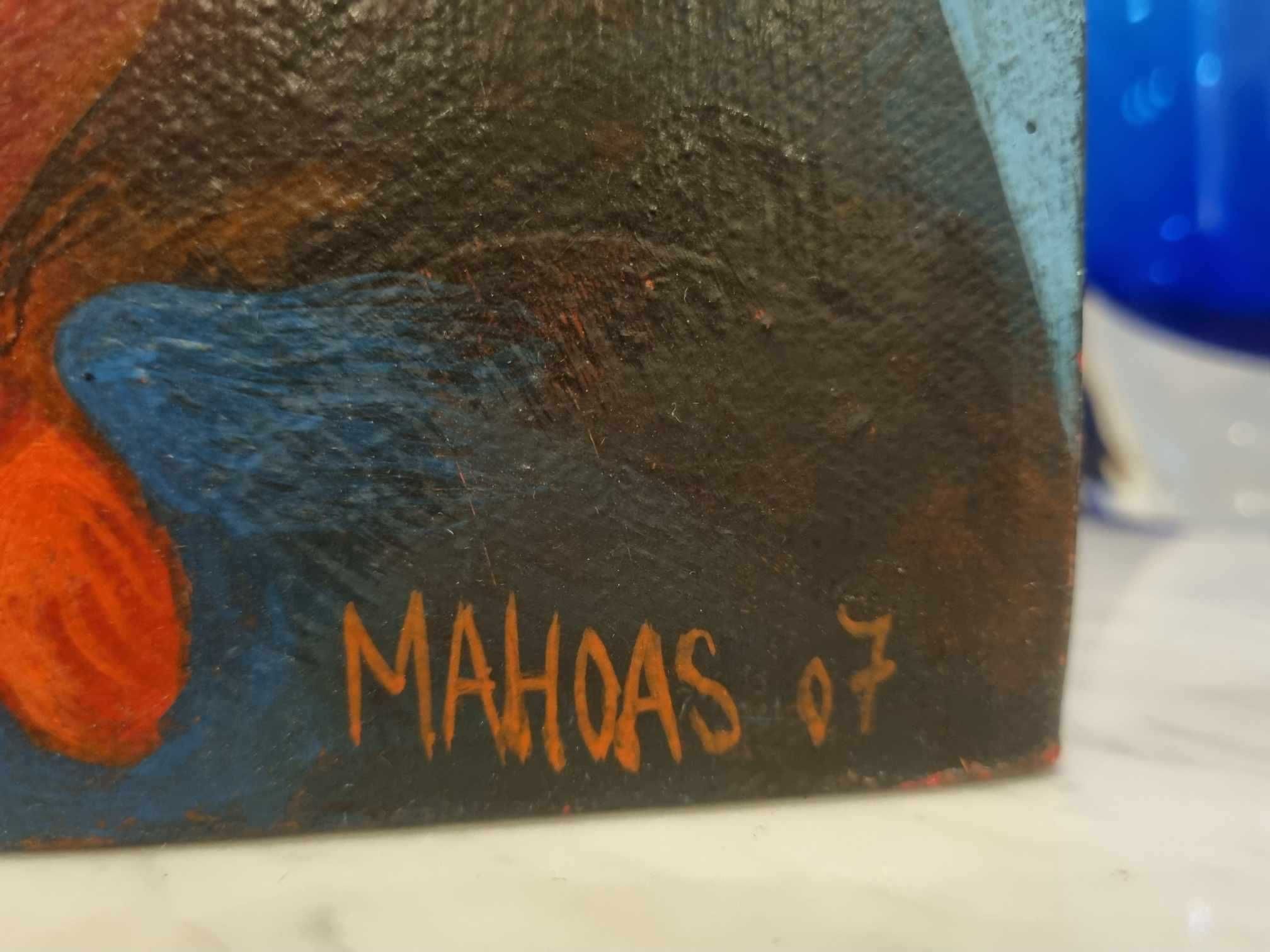 Obraz,olej na płótnie Hugues Mahoas Desert Lover,2007 r.