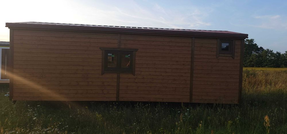 Tiny Hause , CALMA 8x3, działka, wypoczynek, jezioro, budowa