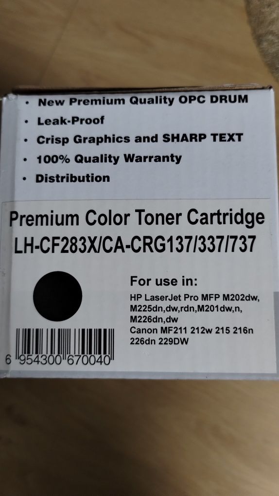 Toner CE283X do HP laser Jet seria 200