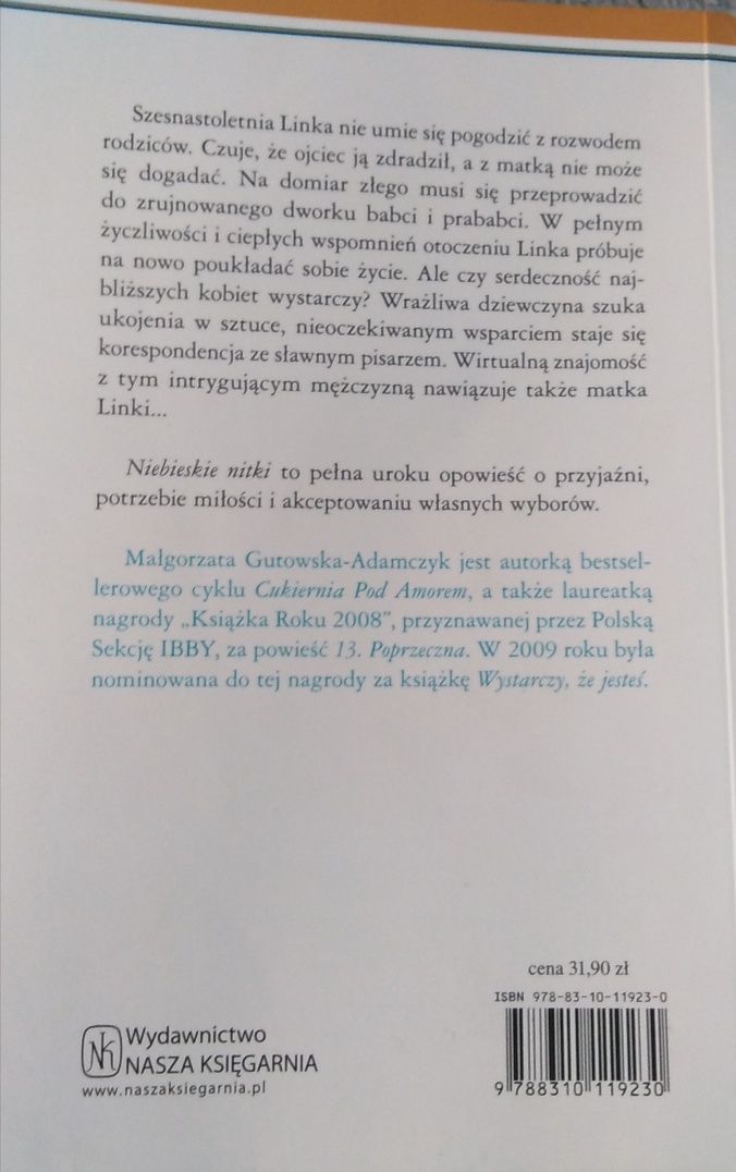 Niebieskie nitki Gutowska-Adamczyk# wysyłka