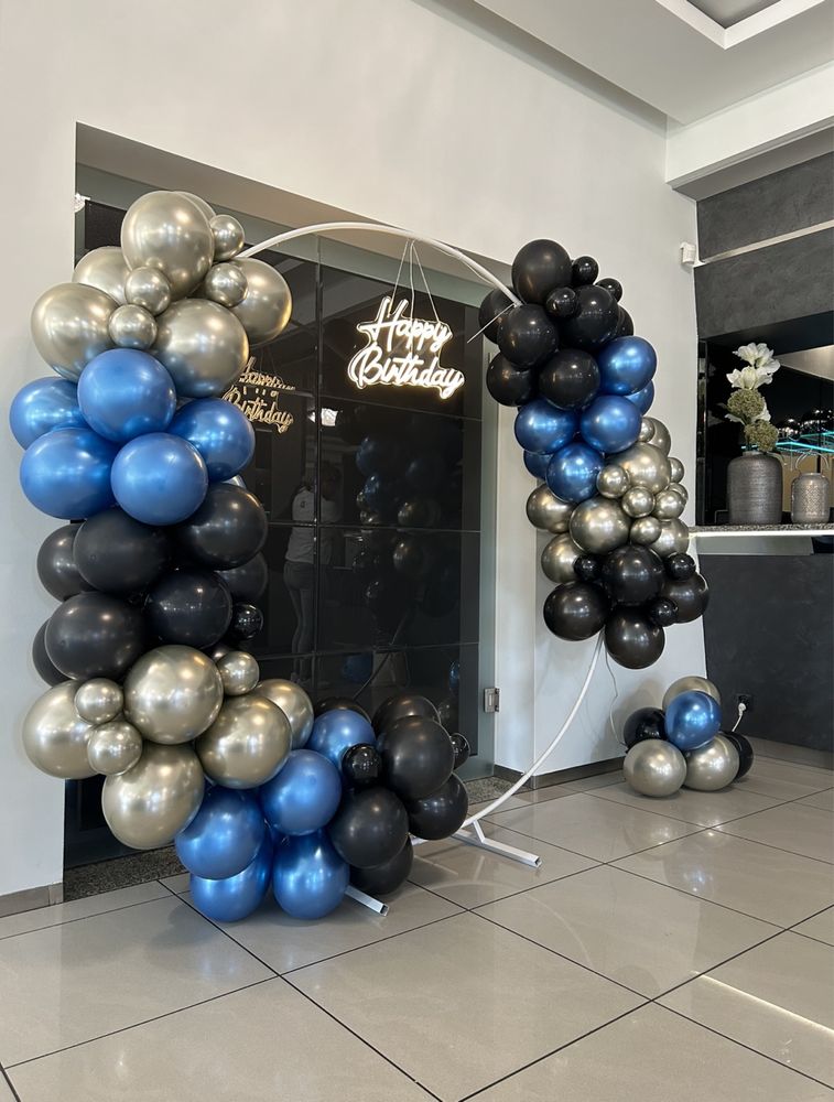 Ścianki balonowe 350zł girlandy balonowe, dekoracje okolicznościowe
