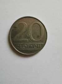 Moneta 20 złotych PRL z 1985