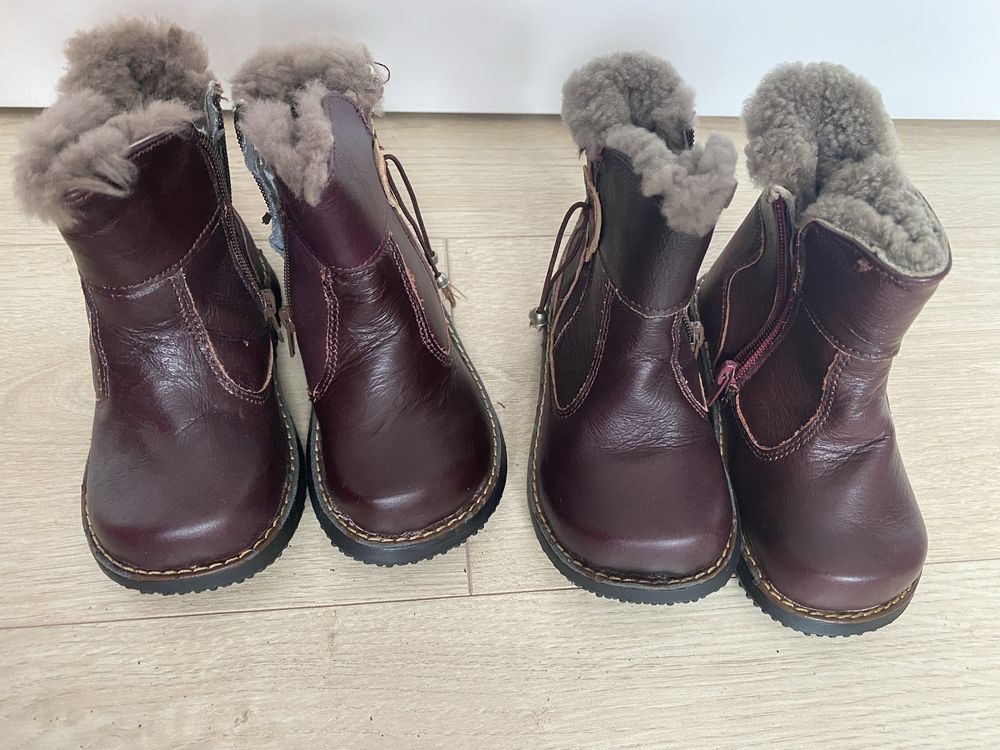 НОВІ зимові черевички черевики 24 чобітки чоботи дівчинки