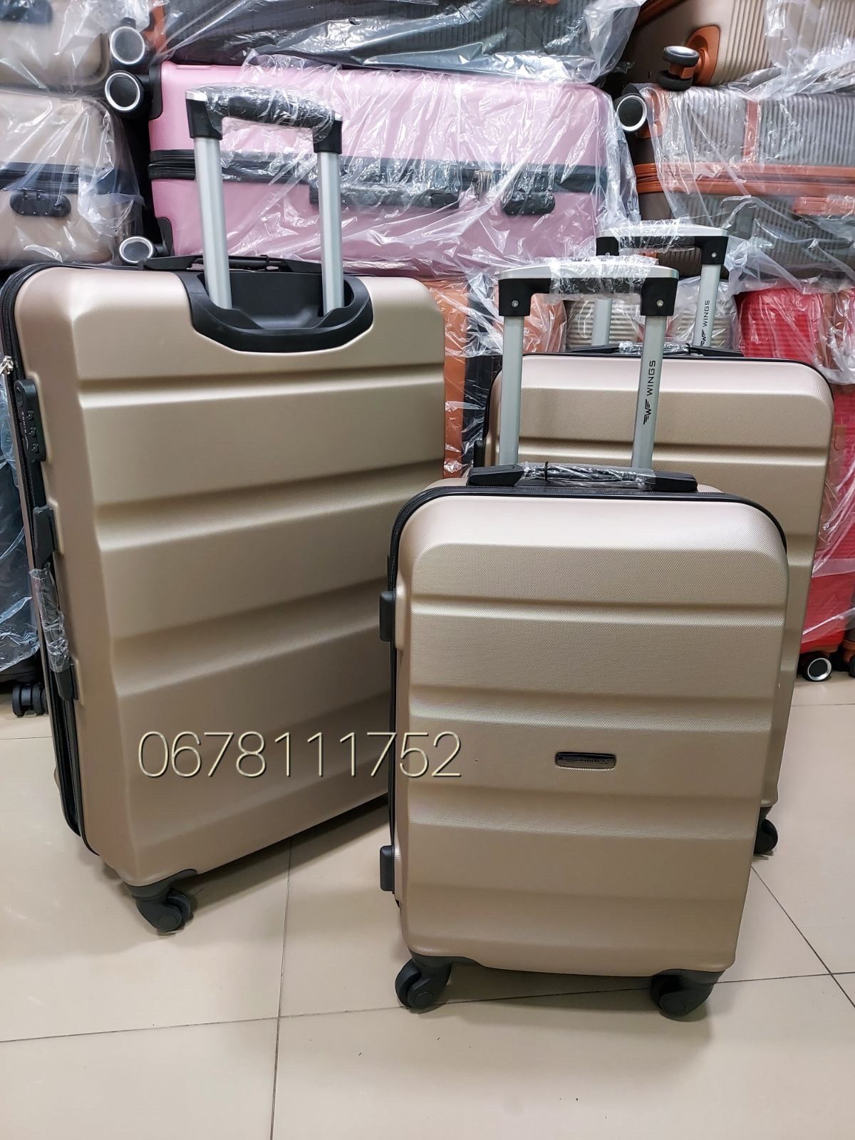 WINGS AT01 Польща валізи чемоданы сумки на колесах комплекти
