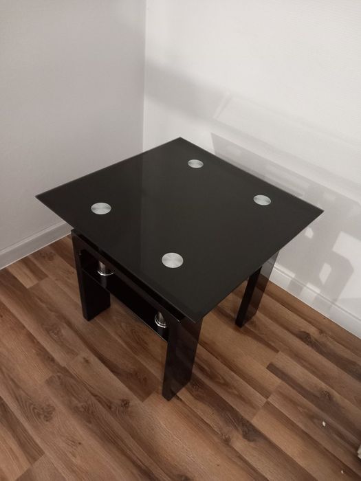 Ława Lisa kwadratowa czarna